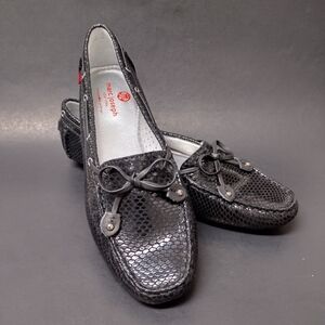 Marc Joseph - Snake Embrossed Leather Driving Shoes Loafers  Size 8
